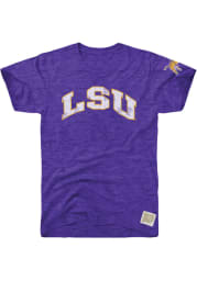Original Retro Brand LSU Tigers Purple Arch Short Sleeve Fashion T Shirt