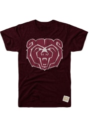 Original Retro Brand Missouri State Bears Maroon Logo Short Sleeve Fashion T Shirt