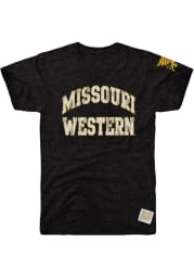 Original Retro Brand Missouri Western Griffons Black Arch Short Sleeve Fashion T Shirt
