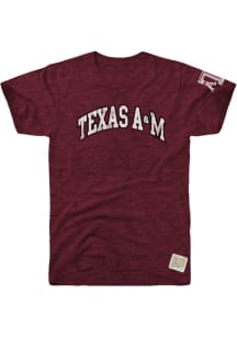 Original Retro Brand Texas A&amp;M Aggies Maroon Arch Short Sleeve Fashion T Shirt