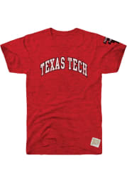 Original Retro Brand Texas Tech Red Raiders Red Arch Short Sleeve Fashion T Shirt