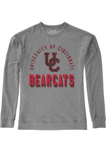 Original Retro Brand Cincinnati Bearcats Womens Grey Haachi Crew Sweatshirt