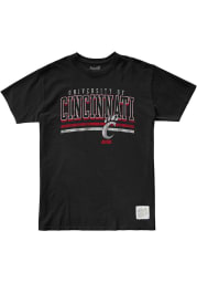 Original Retro Brand Cincinnati Bearcats Black Vintage Lines Short Sleeve Fashion T Shirt