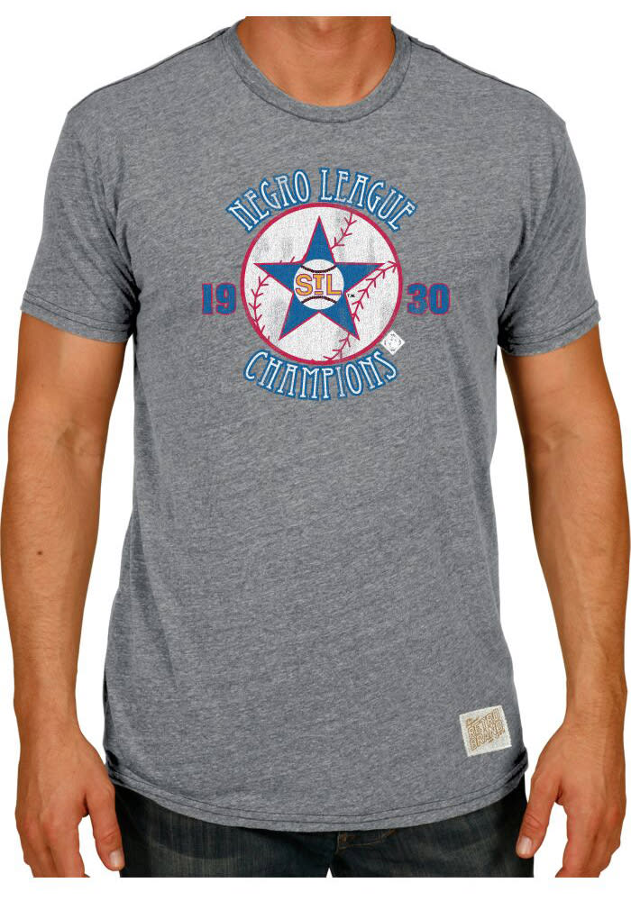 Original Retro Brand St Louis Stars Grey 1930 Champs Short Sleeve Fashion T Shirt