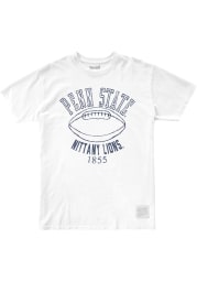 Original Retro Brand Penn State Nittany Lions White Vintage Football Short Sleeve T Shirt