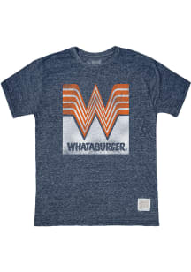 Whataburger Navy Blue Original Retro Brand Logo Short Sleeve Fashion T Shirt