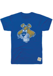 Original Retro Brand Pitt Panthers Blue Logo Short Sleeve Fashion T Shirt