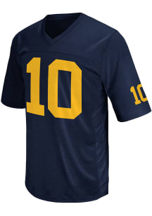 Tom Brady  Original Retro Brand Michigan Wolverines Navy Blue Player Replica Football Jersey