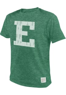 Original Retro Brand Eastern Michigan Eagles Green Logo Short Sleeve Fashion T Shirt