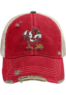 Louisville Cardinals Retro 2T Meshback Adjustable Hat - Red