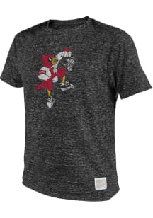 Original Retro Brand Louisville Cardinals Black Basketball Short Sleeve Fashion T Shirt