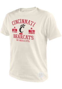 Original Retro Brand Cincinnati Bearcats  Triblend Number One Distressed Short Sleeve Fashion T ..