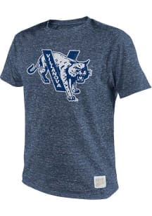 Original Retro Brand Villanova Wildcats Navy Blue Logo Short Sleeve Fashion T Shirt