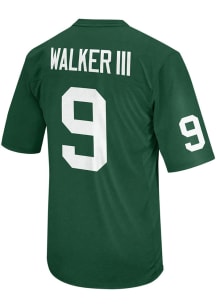 Kenneth Walker III  Original Retro Brand Michigan State Spartans Green Player Football Jersey