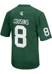 Kirk Cousins Original Retro Brand Mens Green Michigan State Spartans Player Football Jersey