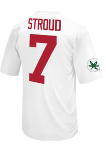 CJ Stroud Original Retro Brand Mens White Ohio State Buckeyes Player Football Jersey