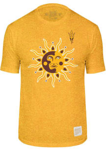 Original Retro Brand Arizona State Sun Devils Gold Hispanic Heritage Sun Short Sleeve Fashion T ..