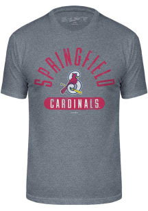 Springfield Cardinals Navy Blue Number 1 Oval Short Sleeve Fashion T Shirt