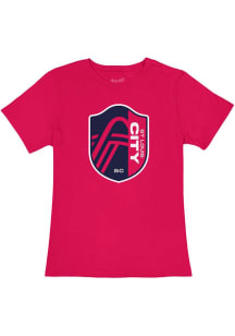 Original Retro Brand St Louis City SC Womens Red Vintage Short Sleeve T-Shirt