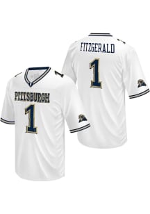 Larry Fitzgerald  Original Retro Brand Pitt Panthers White Player Football Jersey