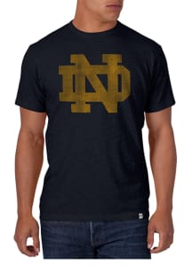47 Notre Dame Fighting Irish Navy Blue Scrum Short Sleeve Fashion T Shirt