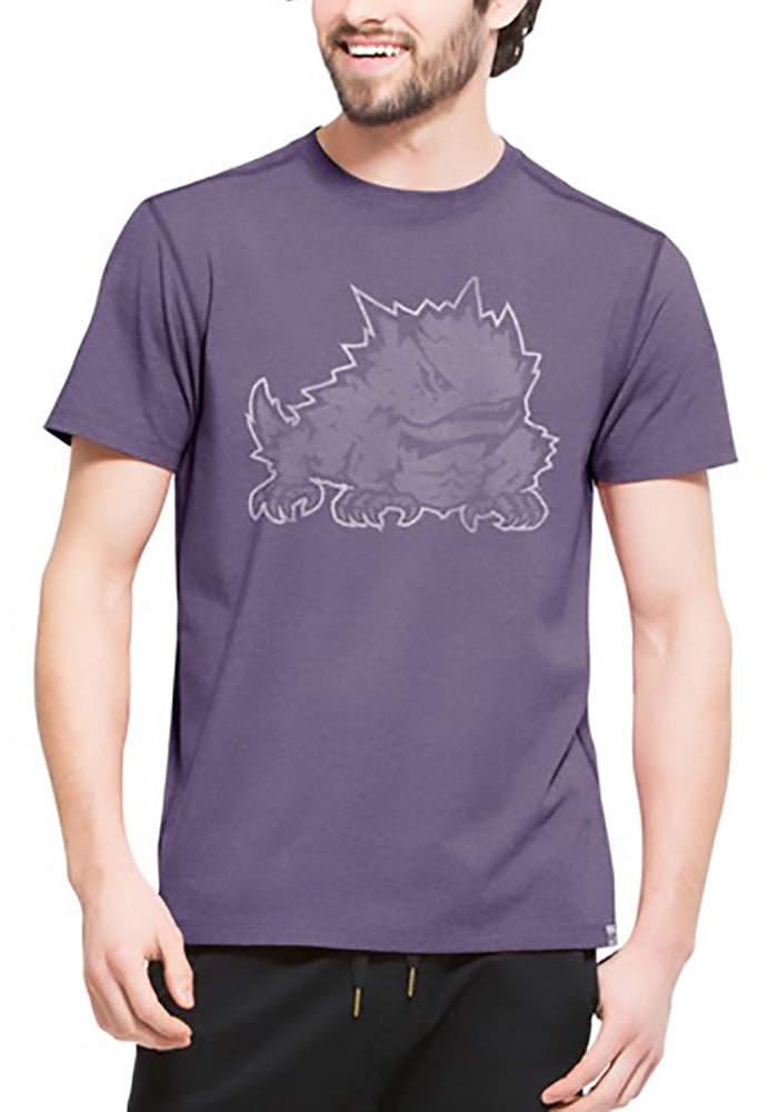 47 TCU Horned Frogs Purple Forward Short Sleeve Fashion T Shirt