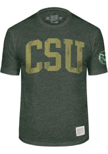 Original Retro Brand Colorado State Rams Green Nickname Short Sleeve Fashion T Shirt