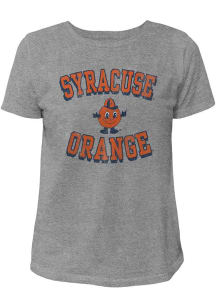 Original Retro Brand Syracuse Orange Womens Grey Tee Short Sleeve T-Shirt