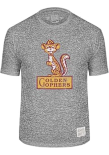 Original Retro Brand Minnesota Golden Gophers Grey Triblend Short Sleeve Fashion T Shirt