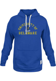 Original Retro Brand Delaware Fightin' Blue Hens Mens Blue Heather Fashion Hood