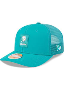 New Era Miami Dolphins 2025 NFL Sideline 9SEVENTY Trucker Adjustable Hat - Blue