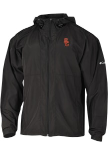 Mens USC Trojans Black Columbia Prodigy Light Weight Jacket