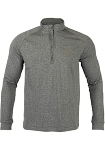 Levelwear New York Rangers Youth Grey Jr Calibre Copper Long Sleeve Quarter Zip Shirt