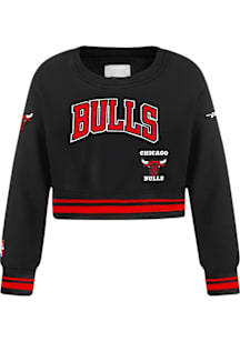 Pro Standard Chicago Bulls Girls Black Retro Classics Long Sleeve T-Shirt