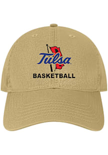 Tulsa Golden Hurricane Basketball Twill Adjustable Hat - Gold