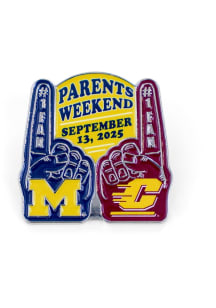 Navy Blue Michigan Wolverines Souvenir 2025 vs Central Michigan Game Day Pin