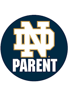 Notre Dame Fighting Irish 3" Parent Button - Navy Blue