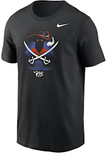 Nike Virginia Cavaliers Black Cavman Crossed Swords DriFIT Legend Short Sleeve T Shirt