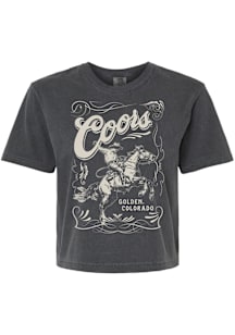 Colorado Womens Graphite Coors Rodeo Short Sleeve T-Shirt
