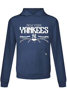Levelwear New York Yankees Mens Navy Blue Relay Arcade Hood
