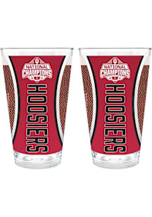 Indiana Hoosiers 2025 National Champions Pint Glass - Crimson