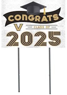 Vanderbilt Commodores KH Sports Fan Class of 2025 graduation graphic Yard Sign - White