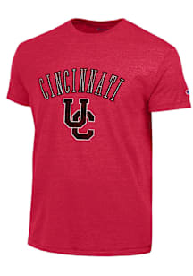 Cincinnati Bearcats Red Champion Vault UC Short Sleeve Fashion T Shirt