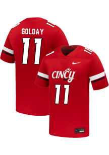 Jake Golday Nike Mens Red Cincinnati Bearcats NIL Name And Number Football Jersey
