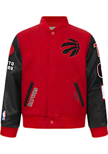 Pro Standard Toronto Raptors Toddler Red Classic Chenille Outerwear Light Weight Jacket