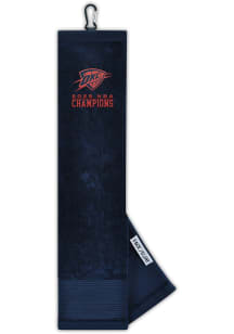 Oklahoma City Thunder 2025 NBA Finals Champions Embroidered Golf Towel