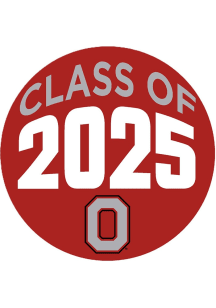 Red Ohio State Buckeyes 3&quot; Class of 2025 Button