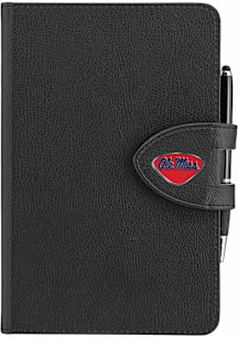 Ole Miss Rebels Gift Box Classic Notebook and Folder - Black