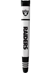 Las Vegas Raiders White Grip Stripe Putter Cover