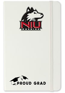 Northern Illinois Huskies Proud Grad team logo Notebook and Folder - White